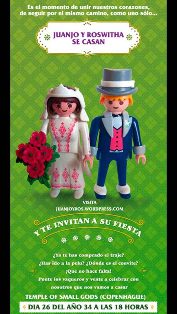 Invitaciones playmobil - 2