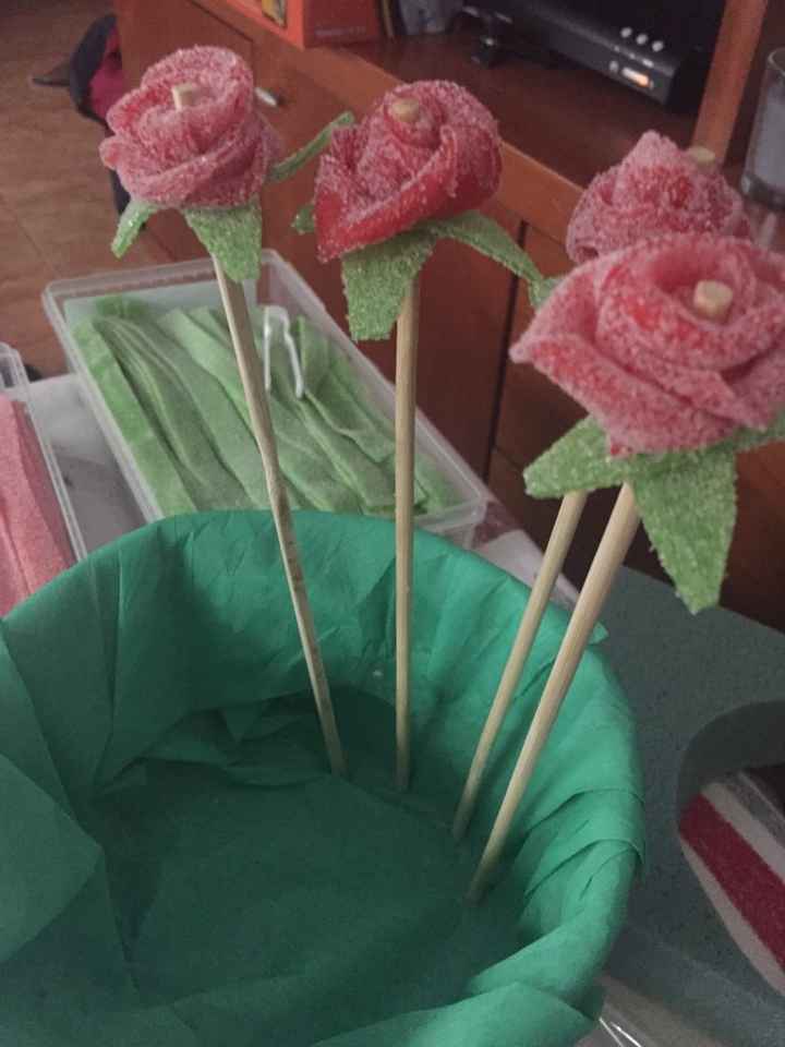 Rosas para el candy bar - 2