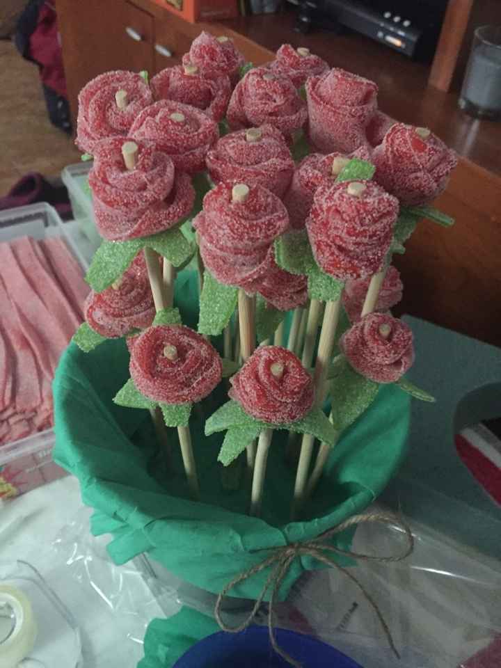 Rosas para el candy bar - 3