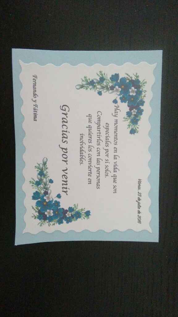 Tarjetas de agradecimiento - 1