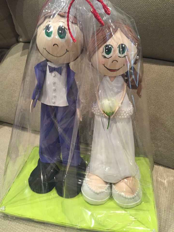 Figuritas novios: con el vestido de novia real? - 2