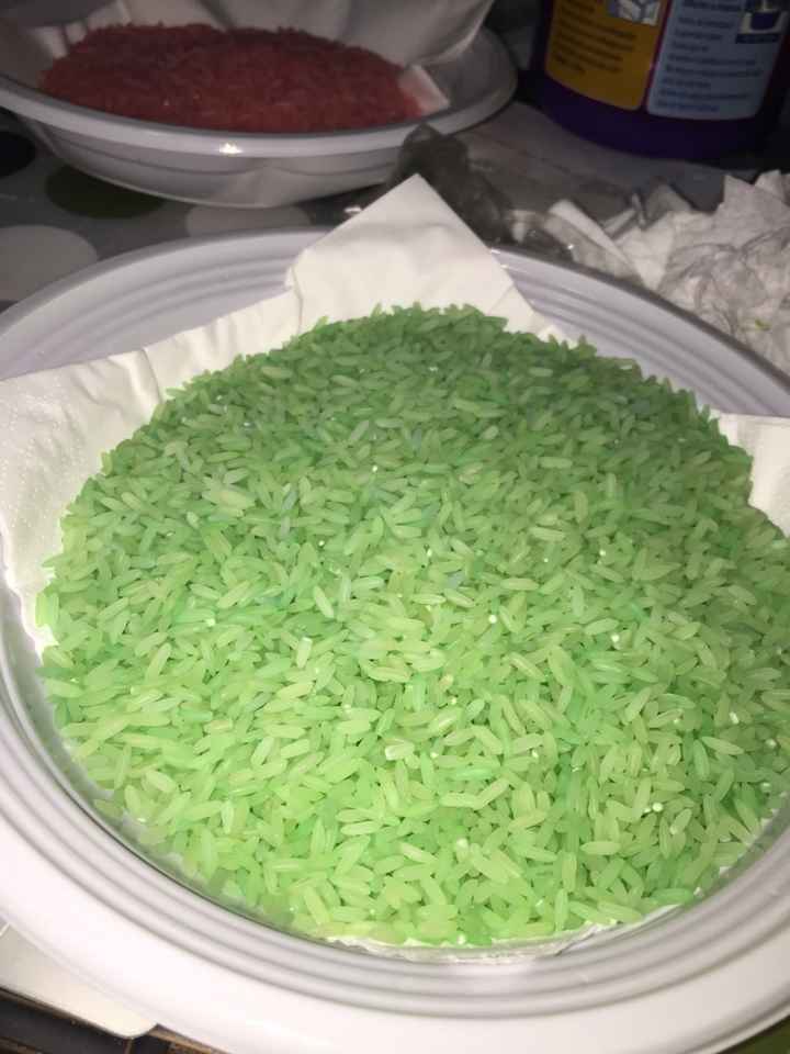 Teñir arroz - 2