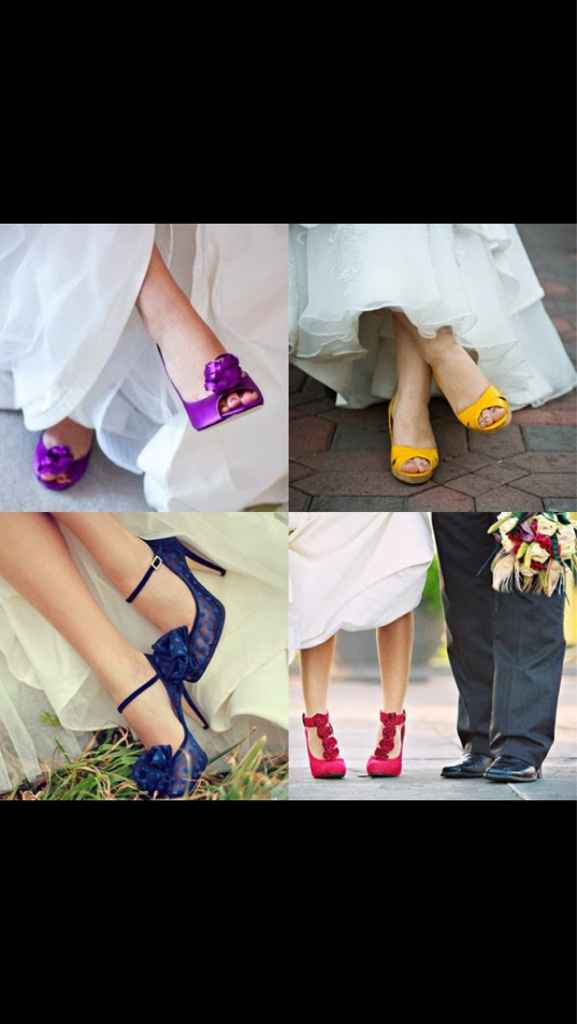 Diferentes zapatos novias 2017 - 5