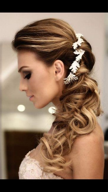 Que peinado le pondrias a este vestido? - 1