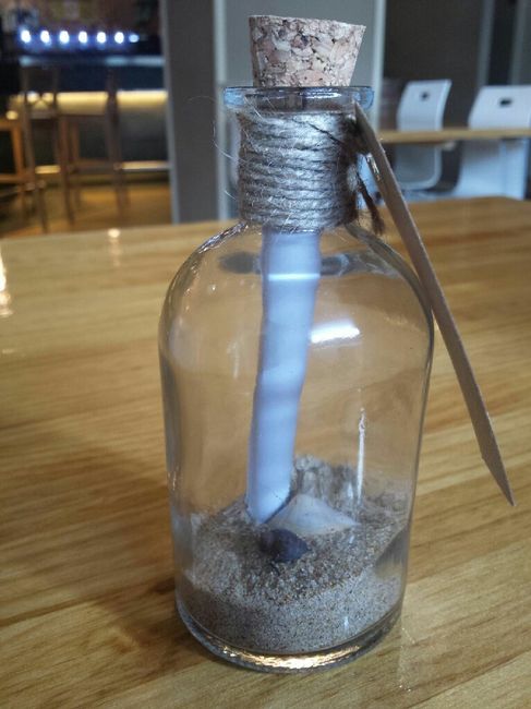 Botellitas para invitaciones