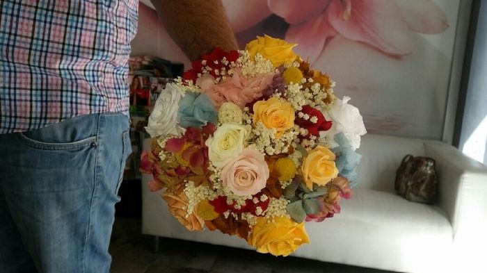 De que color vais a llevar vuestro ramo de novia? - 1