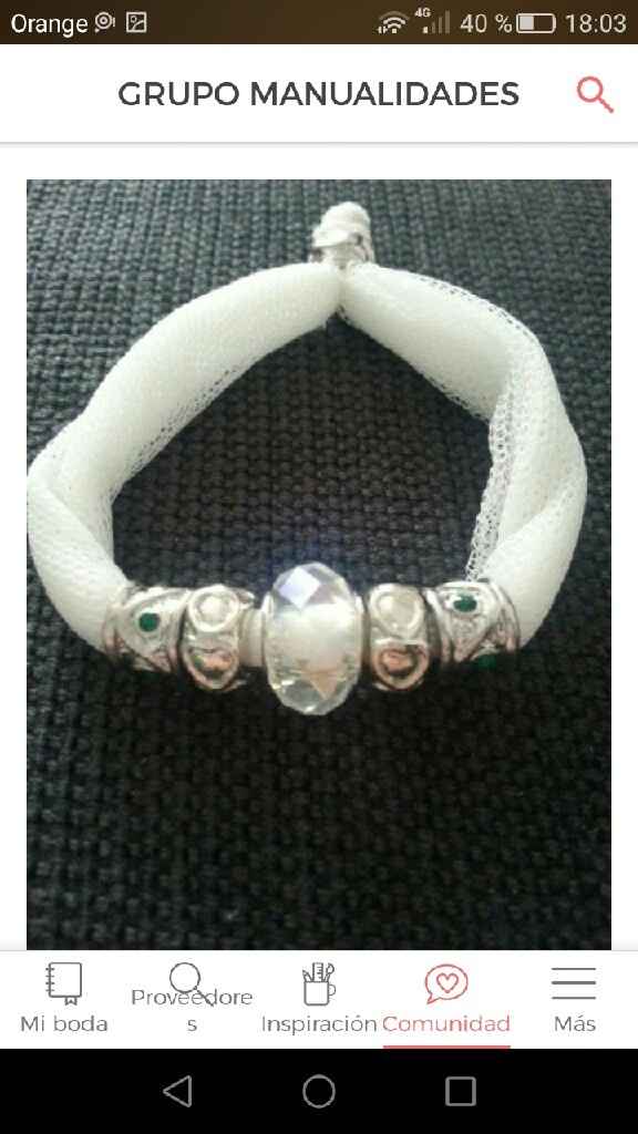 Pulseras de la tela de mi vestido - 1