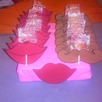 Piruletas labios y bigotes  - 1