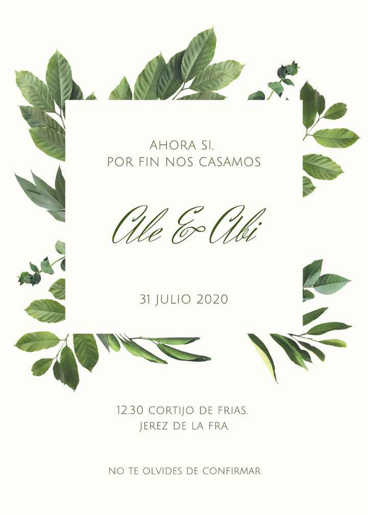 Invitaciones de boda - 1