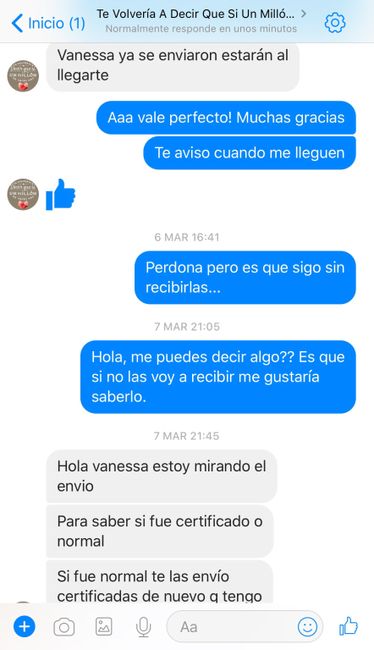 Decepción con la página te volvería a decir que si un millón de veces mas - 3