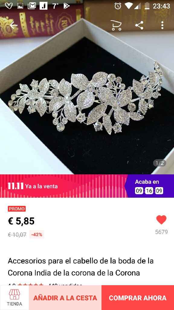 Tiara porcelana fría - 1