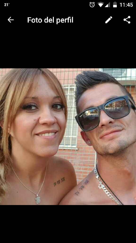 ¿Llevas algún tattoo romántico vinculado con tu pareja? - 1