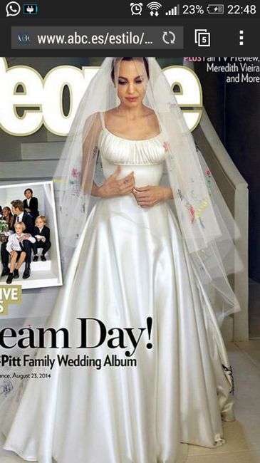 El vestido de Angelina Jolie - 1