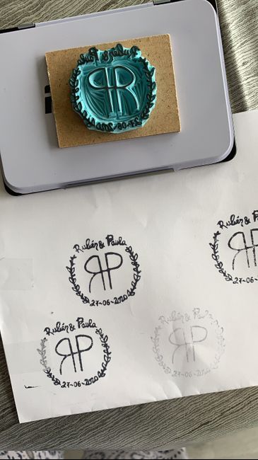 Busco sellos personalizados para mis invitaciones - 1
