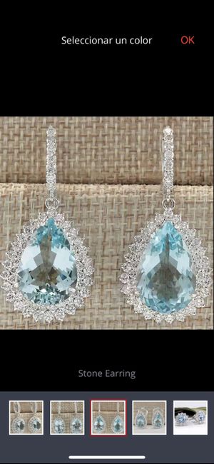 Pendientes azules - 1