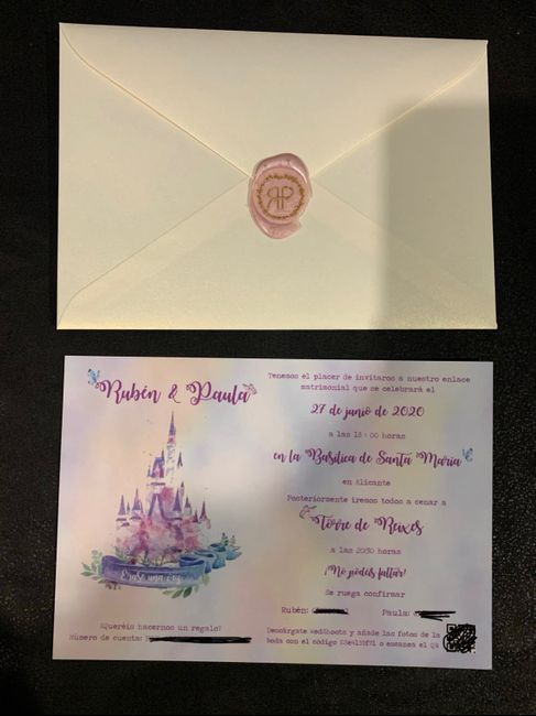 Invitaciones hechas por mí 2