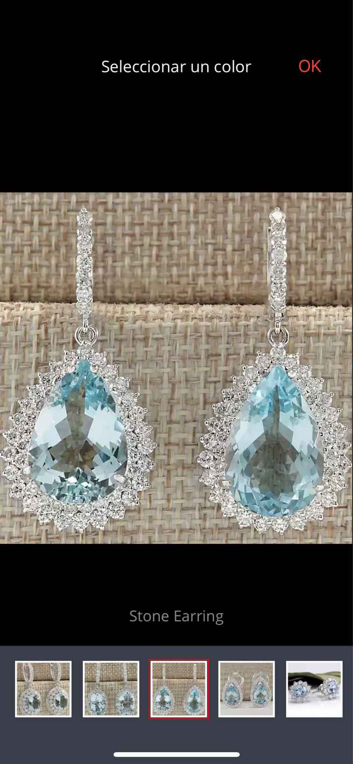 Pendientes azules - 1