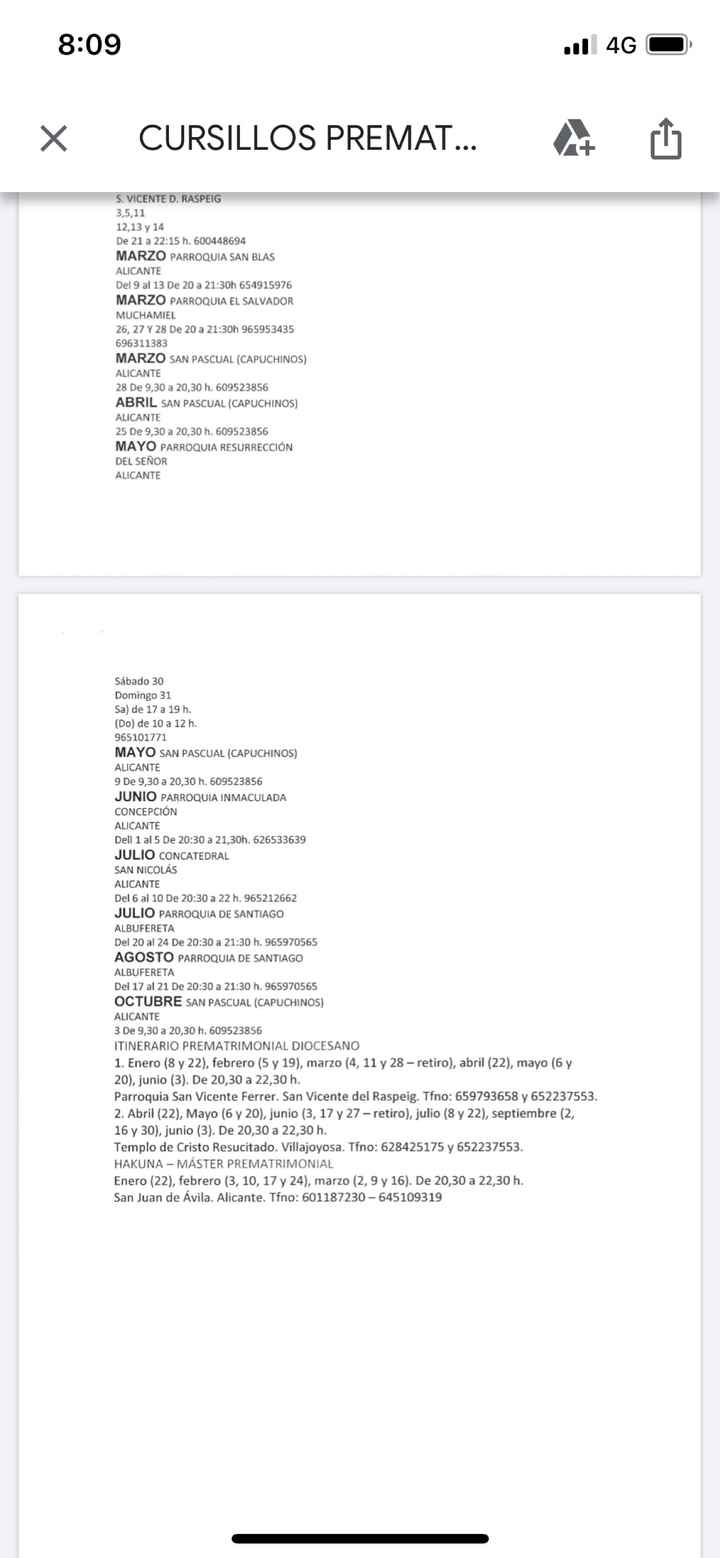 Cursillo prematrimonial - 2