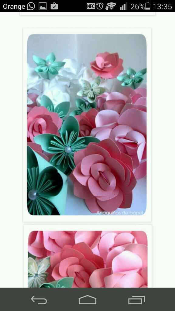Flores de papel - 1