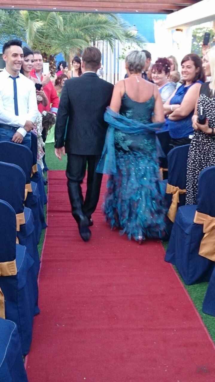 Llegando al altar