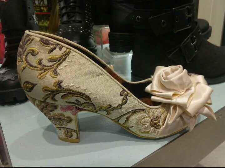 Zapatos novia de tacón bajo - 1