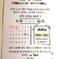 a 100 días y repartiendo las invitaciones!!! - 3