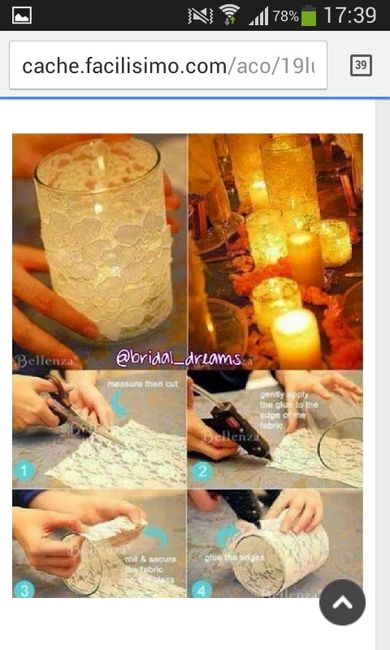 Decoracion con velas - 1