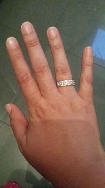 Nuestros anillos de compromiso... - 1