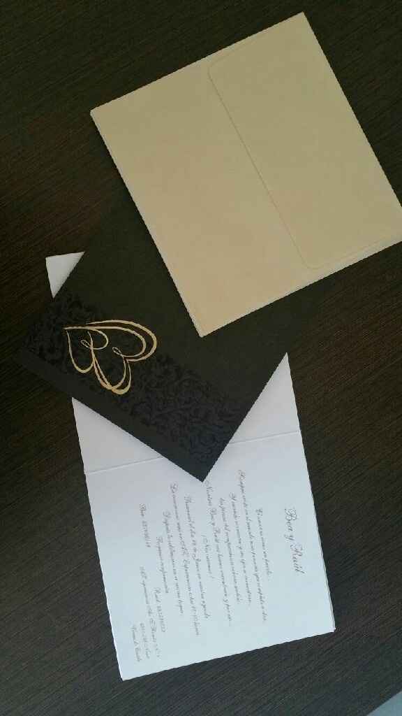 Llegaron las invitaciones - 2