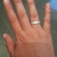 Nuestros anillos de compromiso... - 1