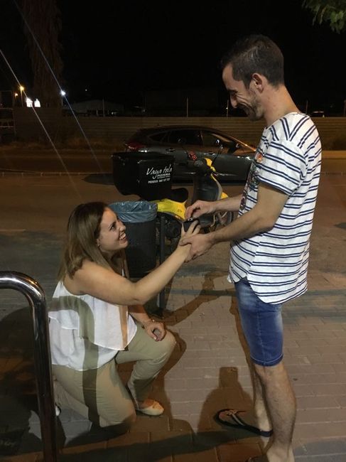 Ayer le pedí la mano a mi marinovio - 2