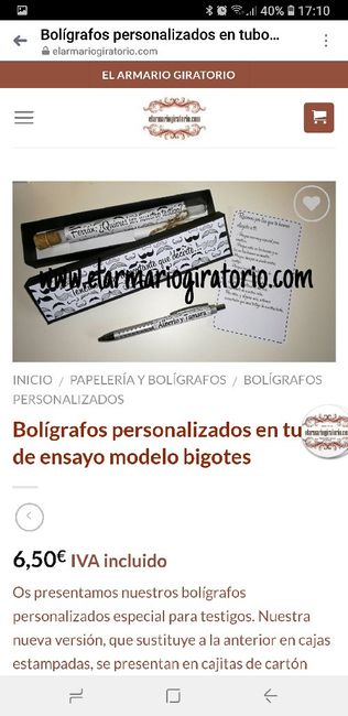Detalle para testigos. - 1