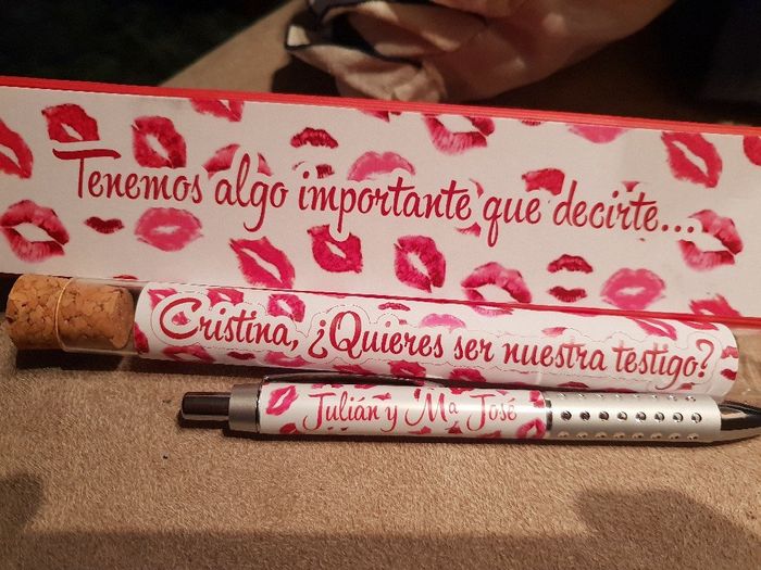 Posibles regalos de los testigos - 1