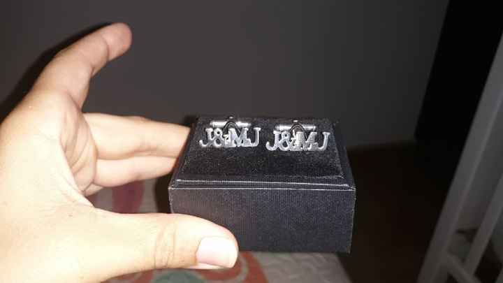 Regalo para mi novio!! Gemelos personalizados - 1