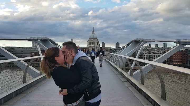 Mi pedida en londres 😊😊 - 2
