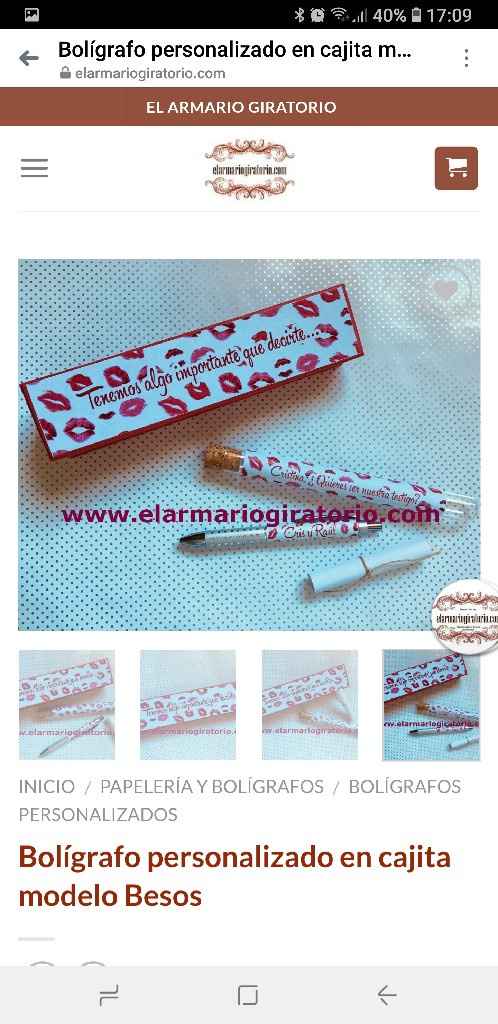 Detalle para testigos. - 2