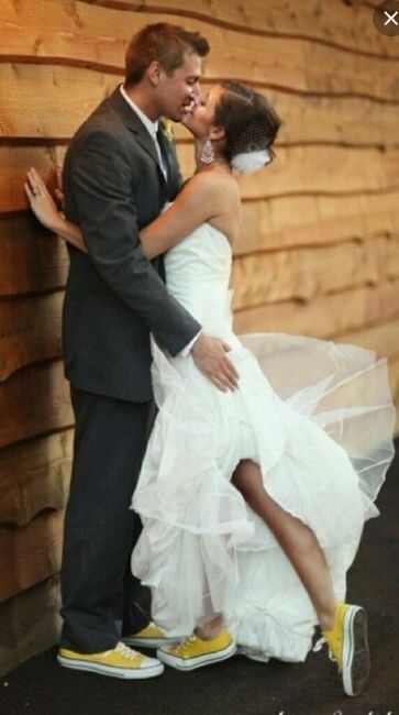 ¿los novios... con zapatillas? - 1