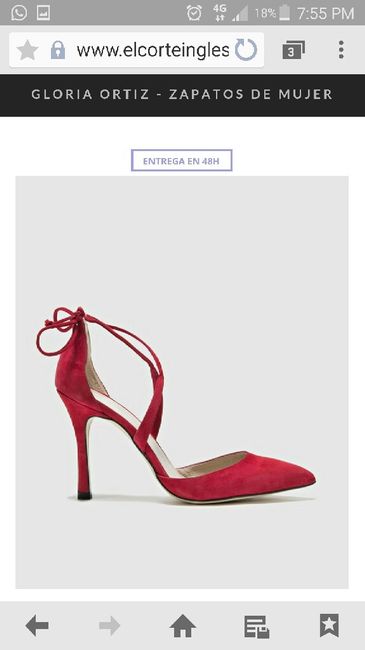Busco zapatos abiertos rojos - 3