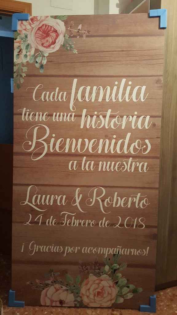 Cartel Bienvenida