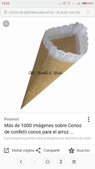 Conos para arroz y petalos - 2