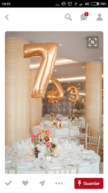 Ideas de seating plan para mesas largas. - 2