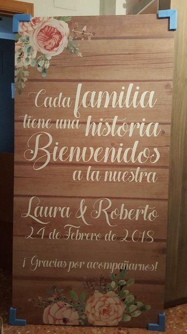 Cartel Bienvenida
