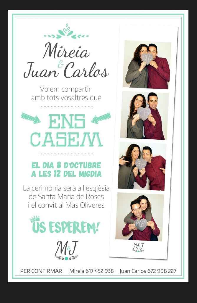 Dudas invitaciones!! - 1