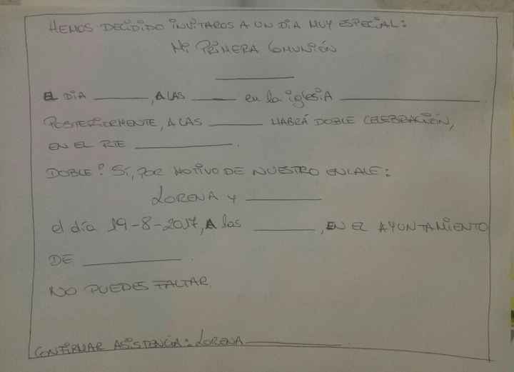 Texto invitaciones - 1