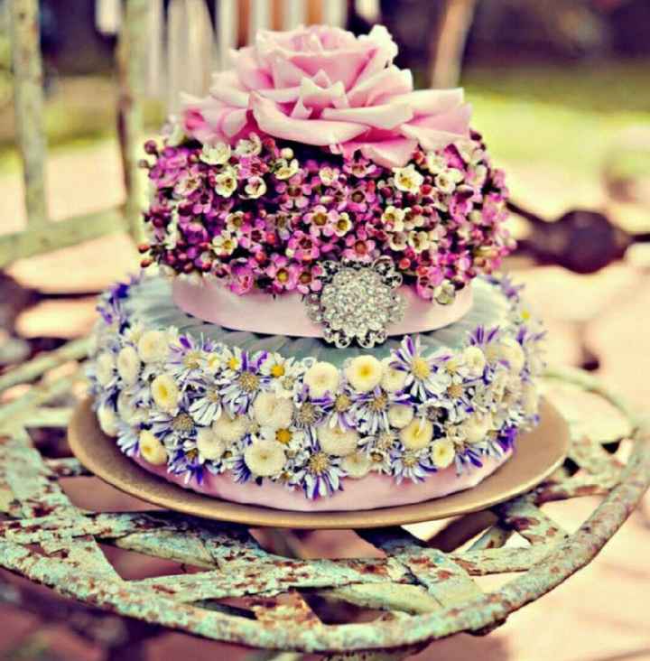Tarta nupciales de flores - 8
