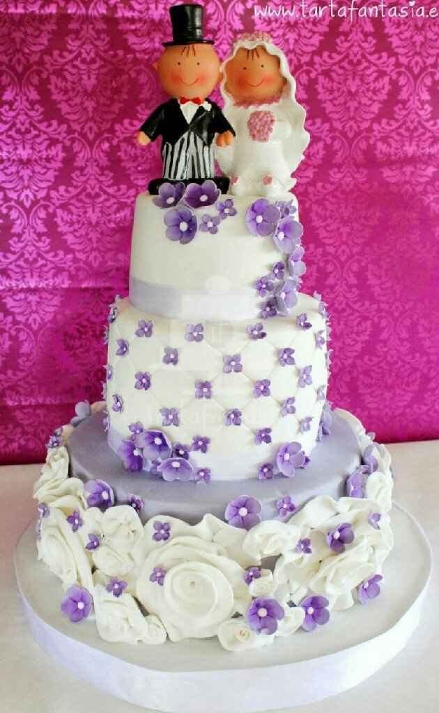 Tarta nupciales de flores - 12