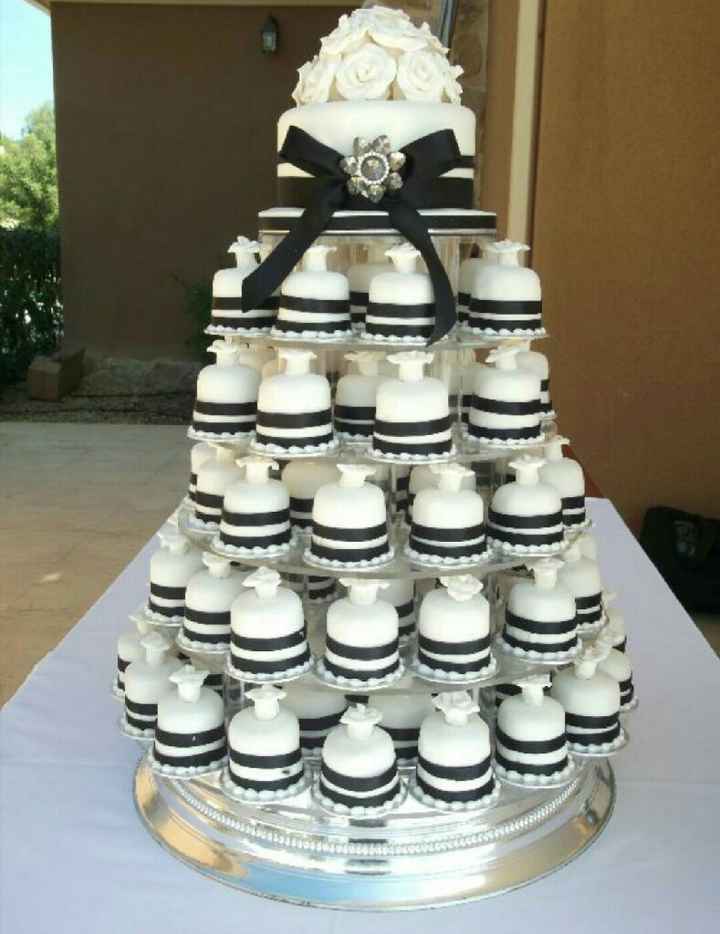 Tartas nupciales cupcakes - 1