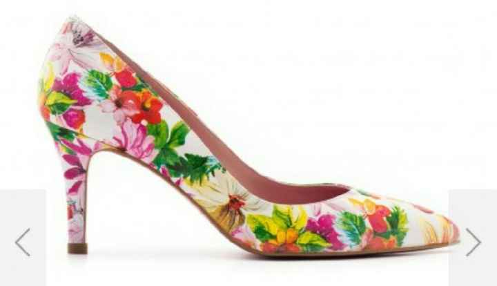 Zapatos estampado floral - 2