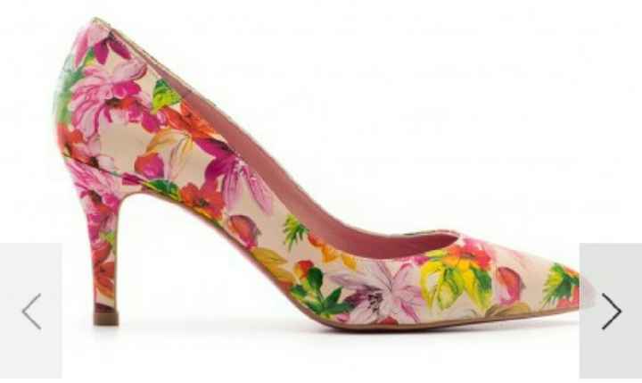 Zapatos estampado floral - 3