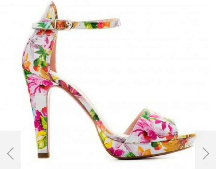 Zapatos estampado floral - 4